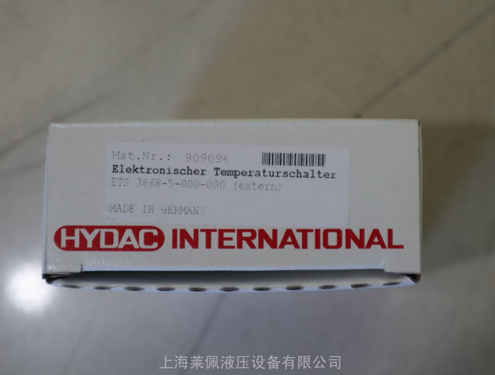 ETS3868-5-000-000 909096 德国贺德克HYDAC压力传感器温度传感器