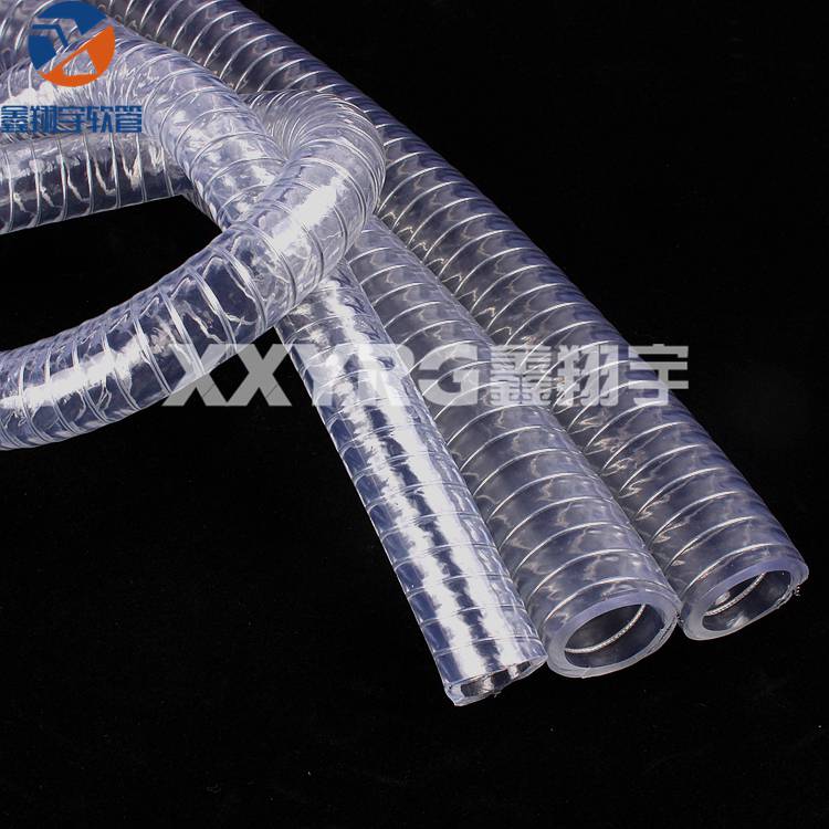 **pvc钢丝耐高温加厚塑料透明水管耐油真空软管