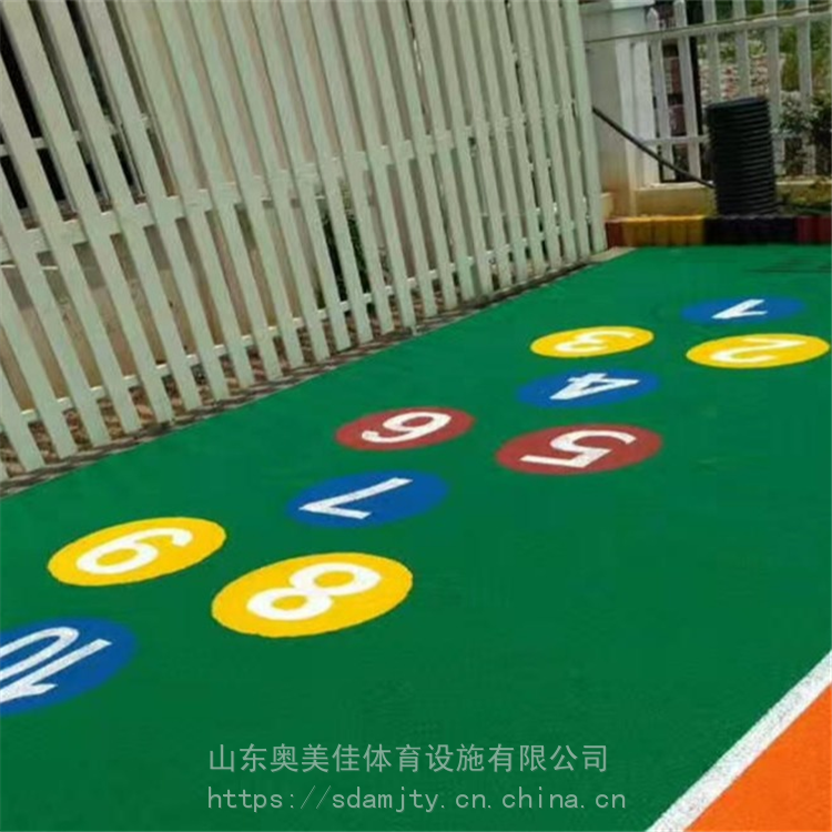 塑胶地面 防滑地板胶 篮球场塑胶地面