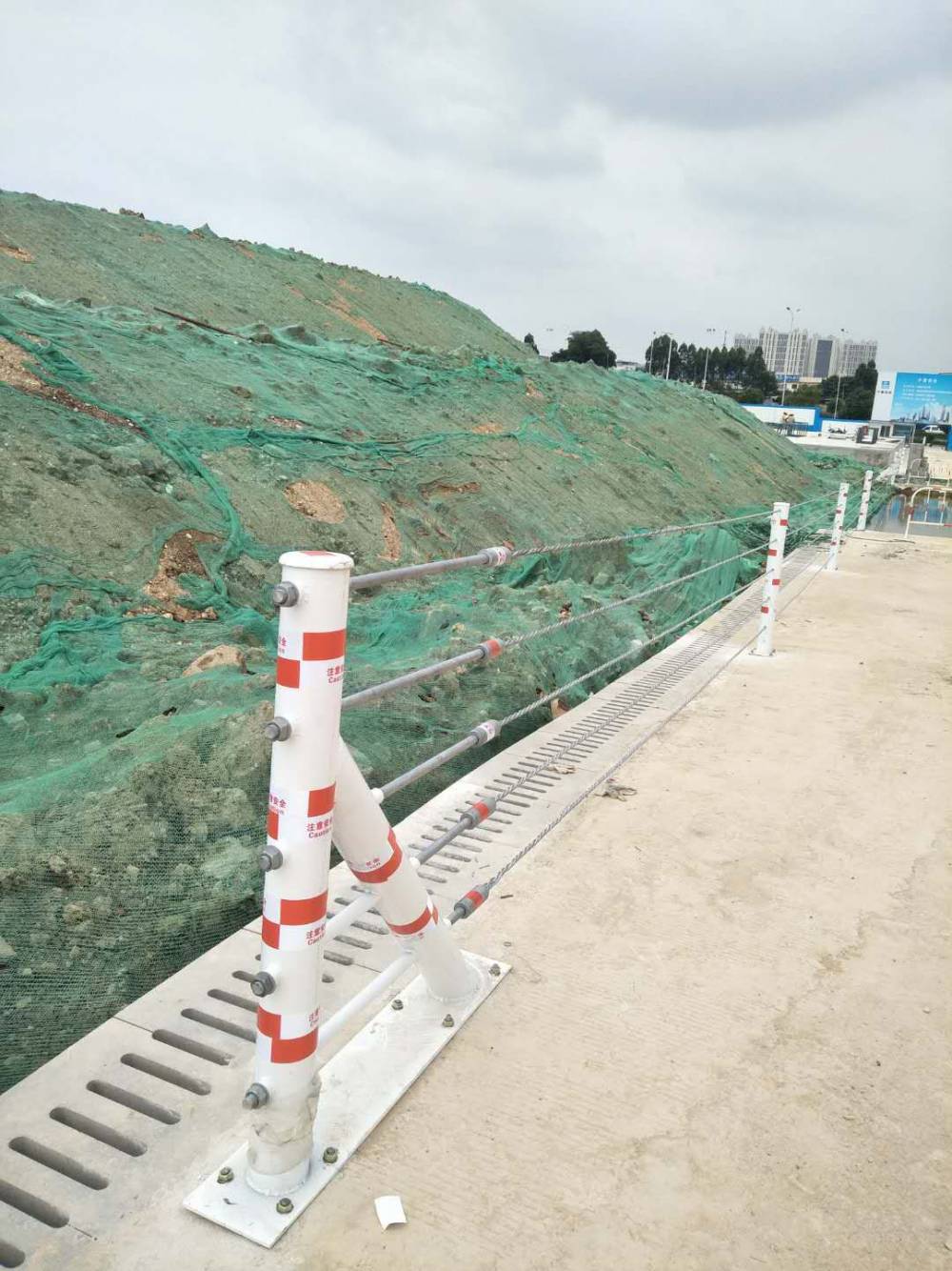 景区河道缆索防撞护栏生产厂家绳索护栏安装