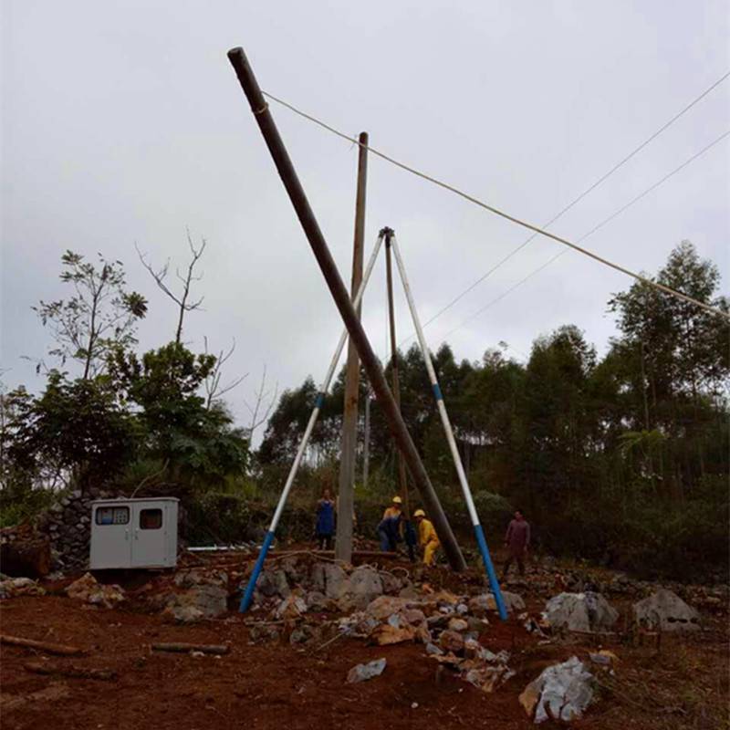 三角扒杆快速立杆机 铝合金框架式抱杆 内悬浮组塔抱杆 满发聚