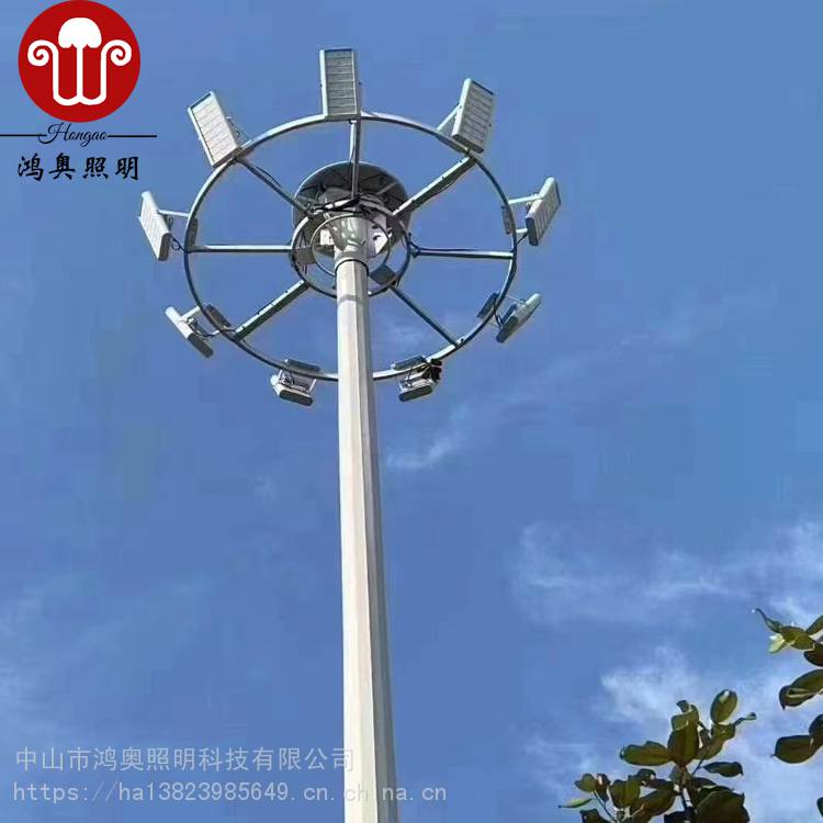 广东阳江学校小区户外照明灯杆18米20米25米30米升降灯杆车站码头室外照明灯具
