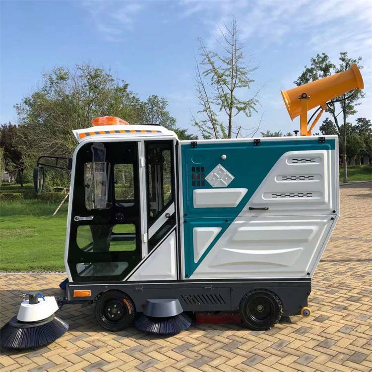 创洁户外电动扫路车新能源洗扫车多功能扫地车小型吸尘车