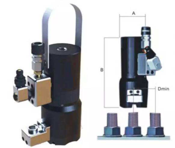 WTB系列--双级液压拉伸器特殊要求设计的双级液压螺栓拉伸器