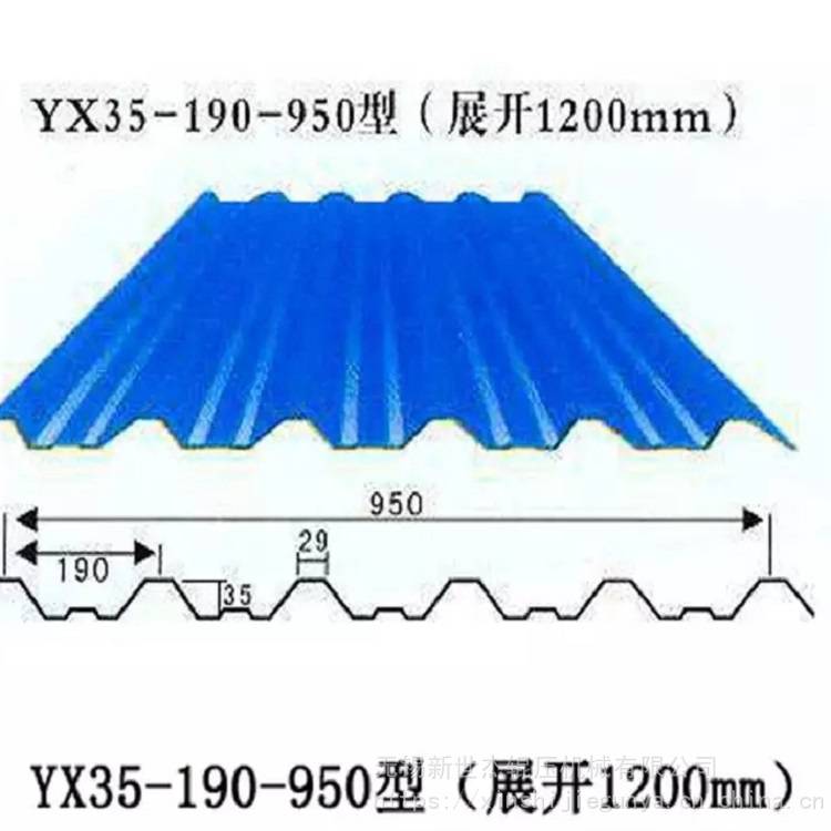 无锡新世杰供应全国地区压型钢板屋面彩钢板YX35-190-950型