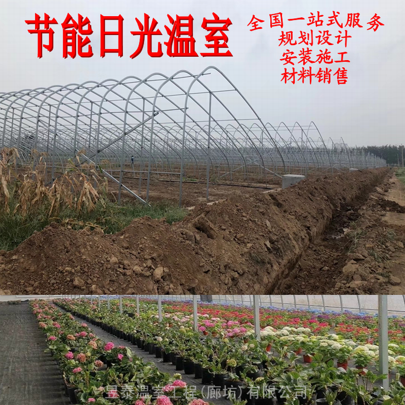 日光温室大棚节能暖棚薄膜蔬菜大棚昱泰温室