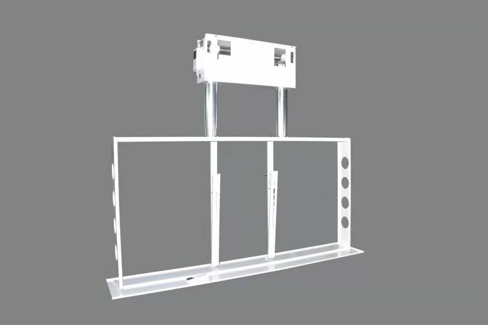立宝俊电视双杆电动天花升降器 电视机电动翻转升降支架
