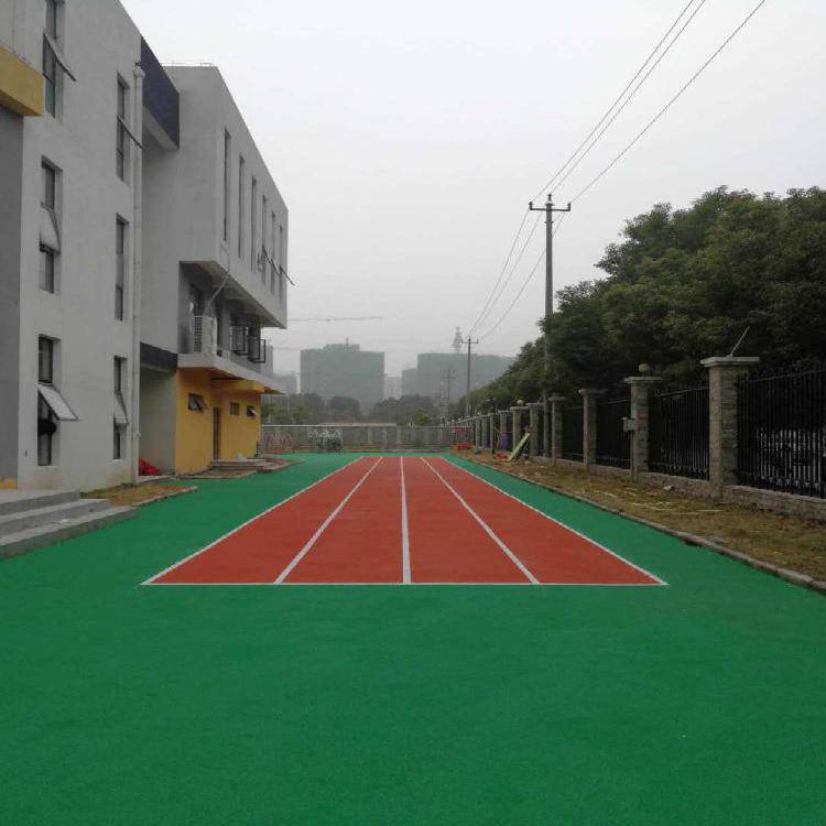 公园环形塑胶跑道 透水塑胶跑道路面铺装 sinwe/鑫威体育