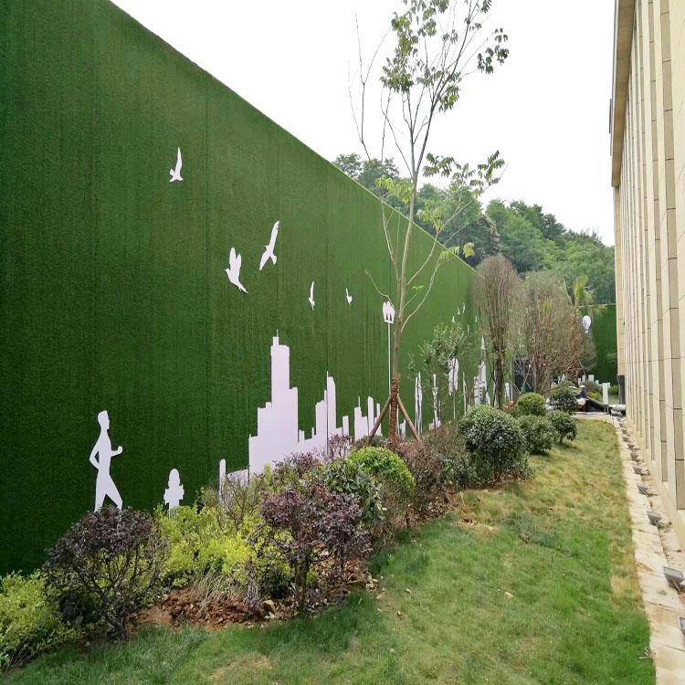工地围挡草坪多少钱工农围墙绿色塑料草皮