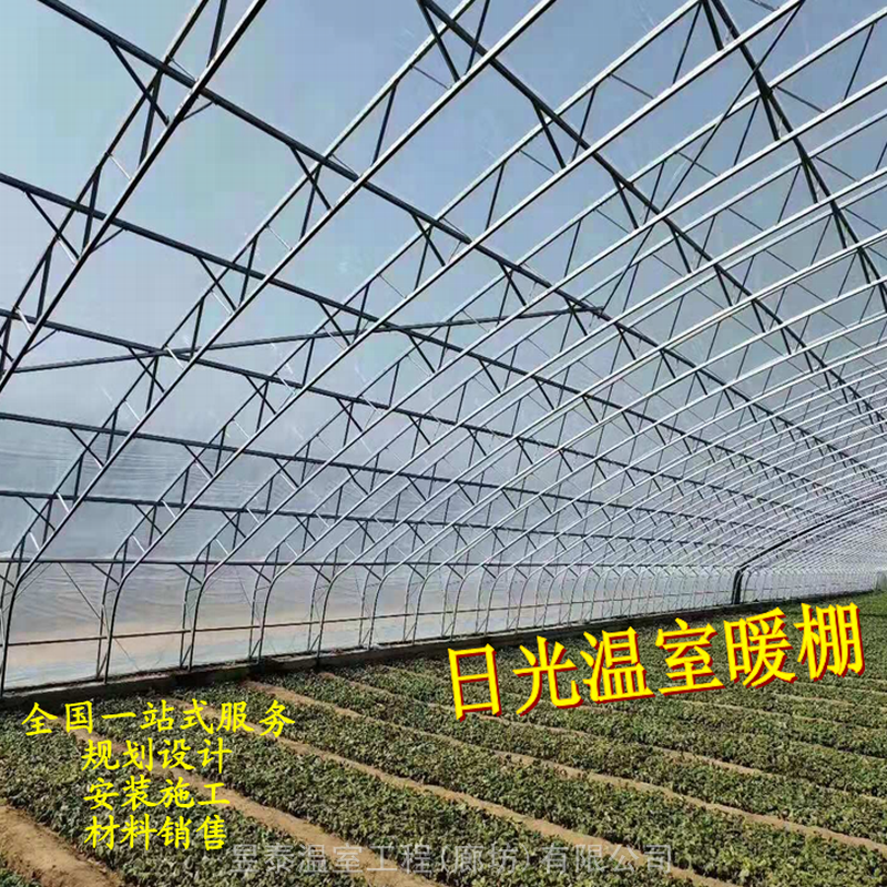 日光温室薄膜大棚日光大棚蔬菜育苗温室大棚设计建造厂家昱泰公司