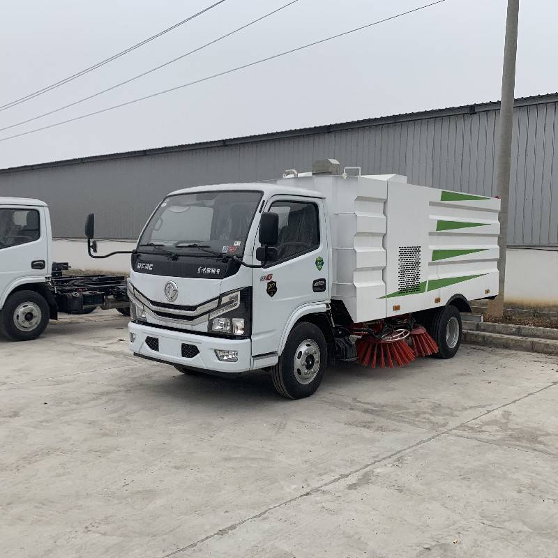 东风多利卡D6前置雪铲环卫扫路车_国六新型5