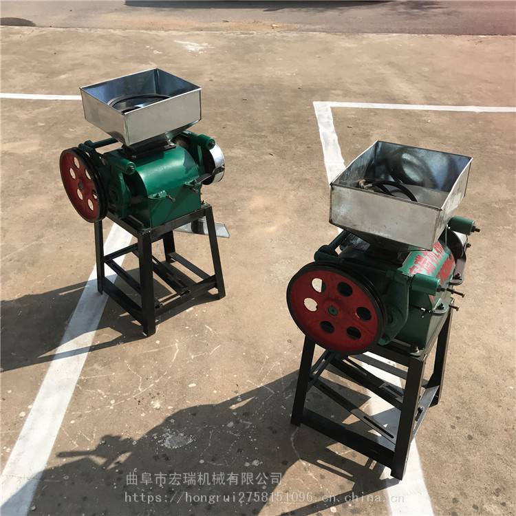 河北高粱破碎机 小型酿酒破碎机220v小型粉碎机