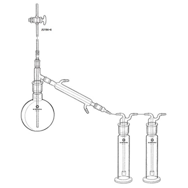 进口实验室用余氯项下的蒸馏装置JSI94-4日本桐山製作所