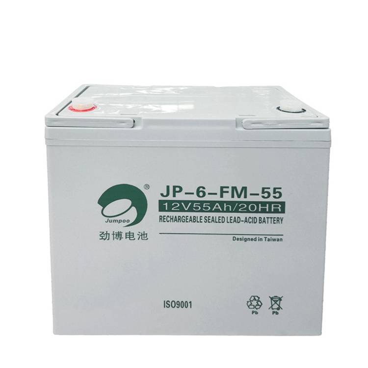 劲博蓄电池JP-6-FM-55阀控式铅酸蓄电池12V55AH配电柜UPS/EPS电源