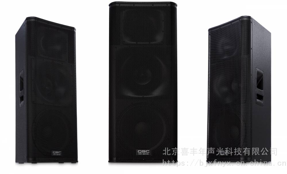 QSCKW153有源全频音箱内置功放木质音响15寸户外扬声器