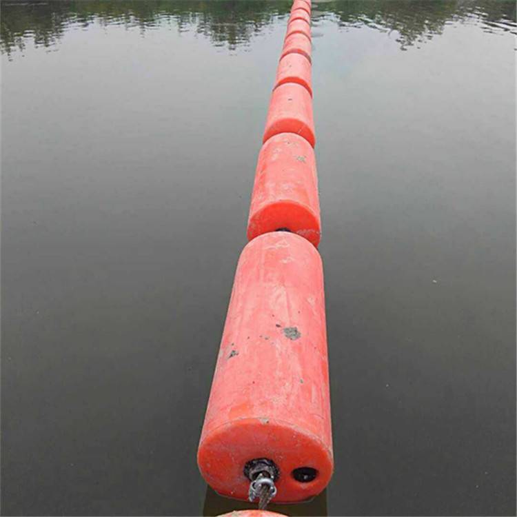 河道分隔水草浮筒水面拦截浮阻草器