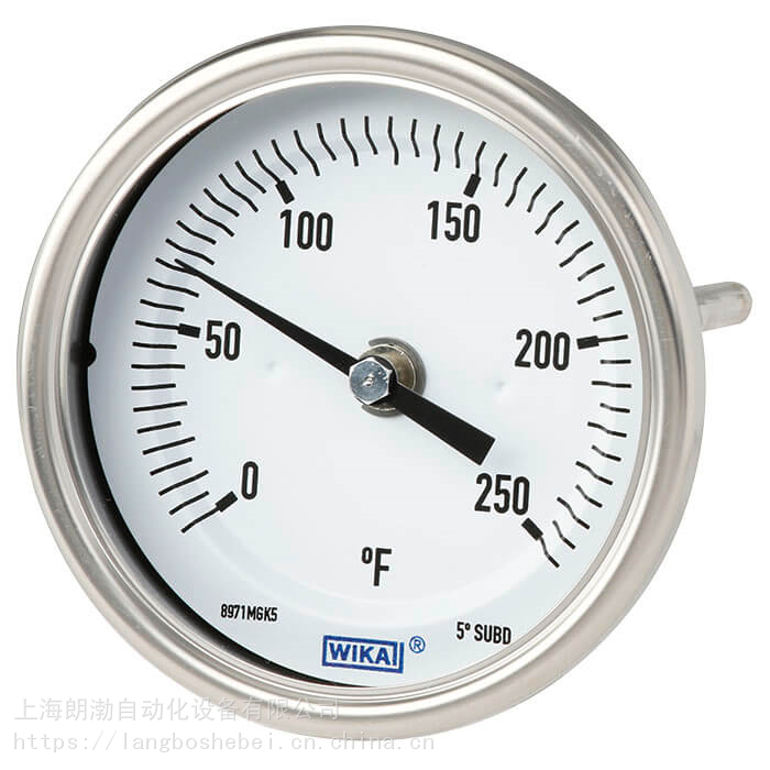 威卡工业温度计TG53过程型316不锈钢高震动的工况