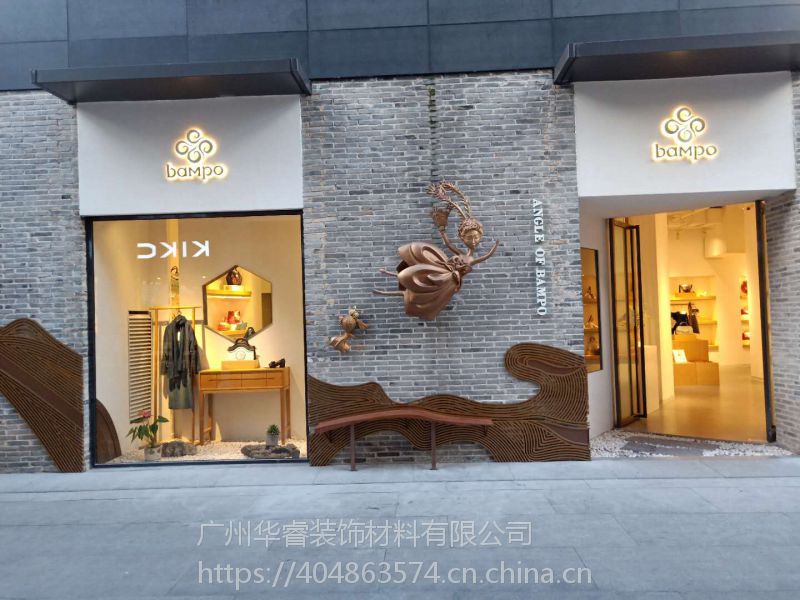 桂林阳朔步行街金属艺术墙设计