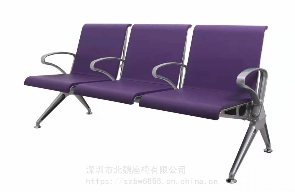 PU机场椅定做机场椅尺寸不锈钢排椅机场椅