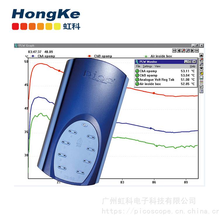 虹科英国PicoTC-08八通道热电偶温度记录仪