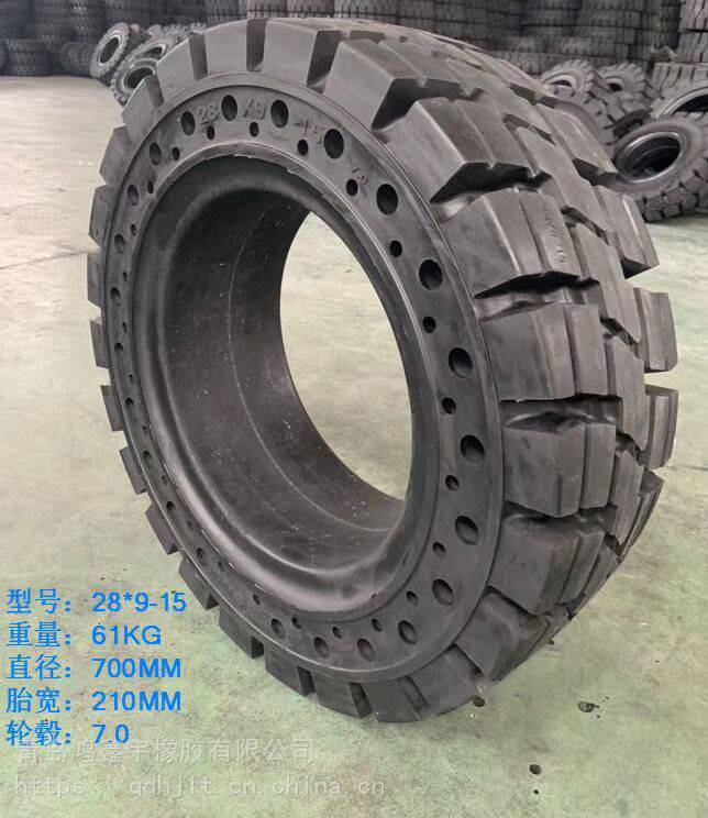 青岛实心轮胎900-20钢厂专用轮胎汽车轮胎