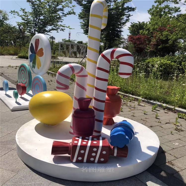 玻璃钢甜筒雕塑造型店铺装饰雕塑雪糕造型雕塑