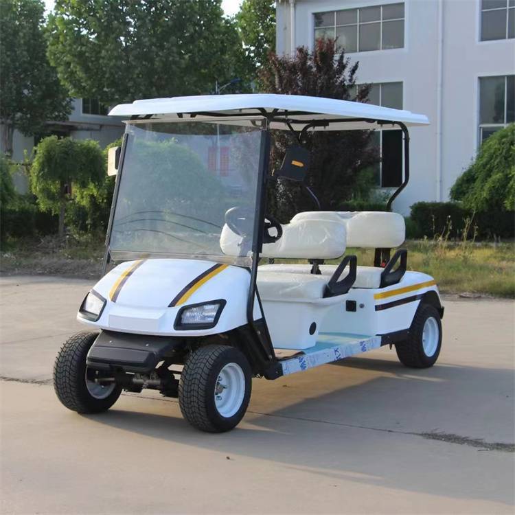 创洁牌四轮电动高尔夫球车新能源观光车景区旅游车