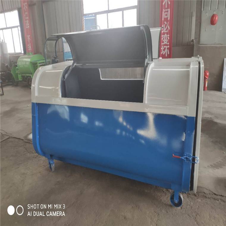 云南勾臂式垃圾箱 7方垃圾箱 尺寸