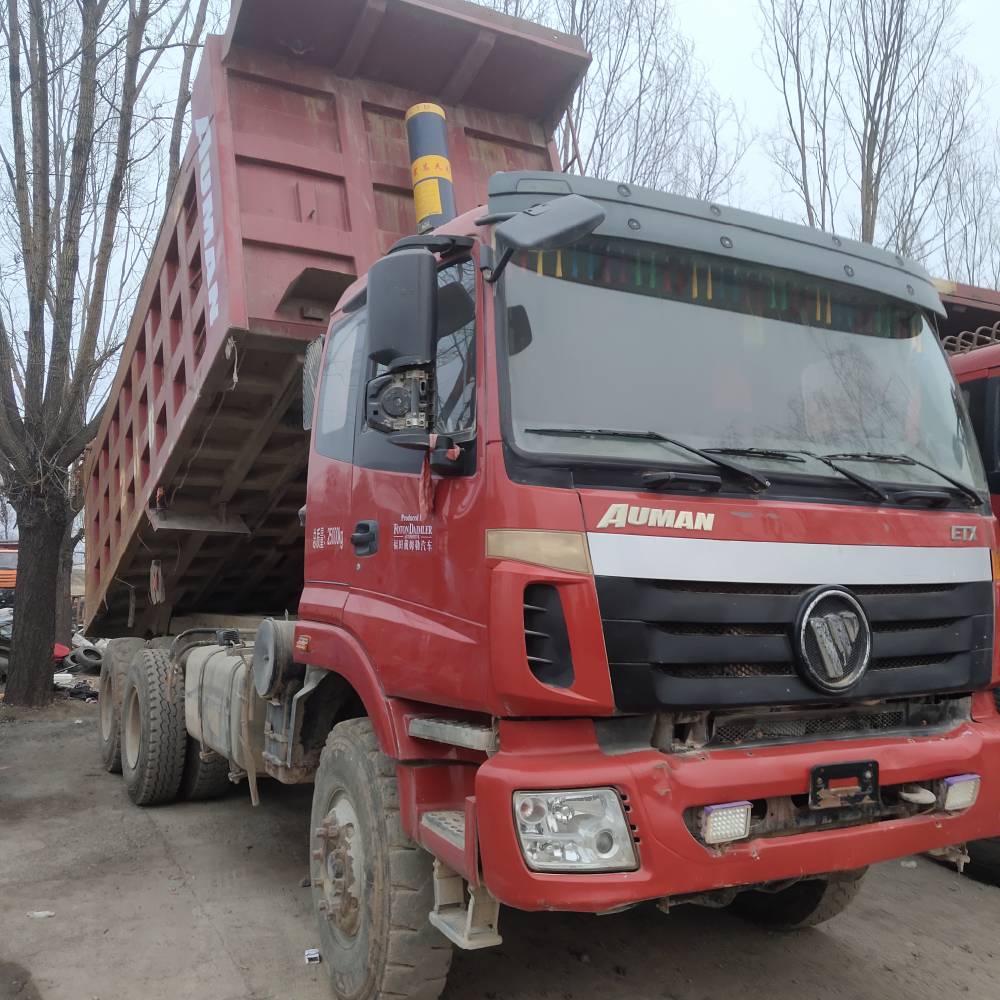 欧曼二手无手续后八轮工程自卸翻斗车后八轮工程土方车