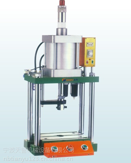 供应天誉气液增压机小型台式气压机TY102-5T四柱气动压床
