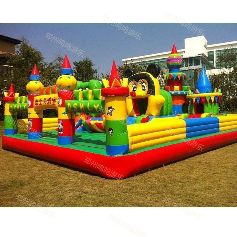 气模玩具 广场游乐园充气城堡 室外大型气垫玩具