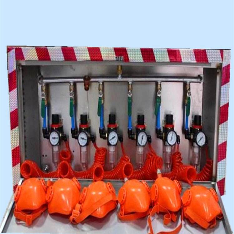 6人ZYJ型矿井压风供水自救装置箱式自救器现货热销压风供水自救装置