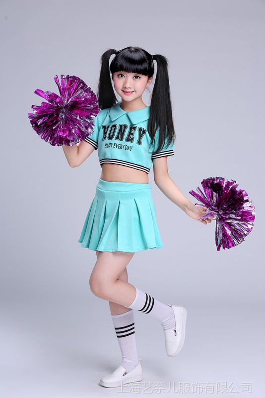 儿童啦啦队服装女童啦啦操表演服中小学生校园运动会运动演出服装