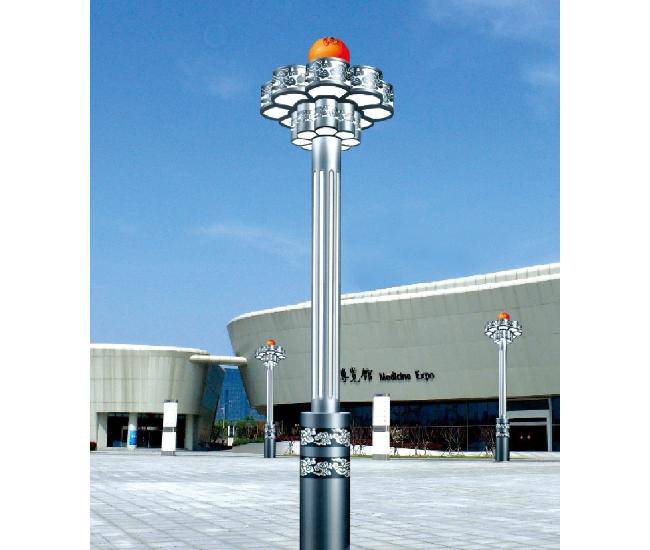 【供应河北太阳能庭院灯 灯柱灯杆】图片