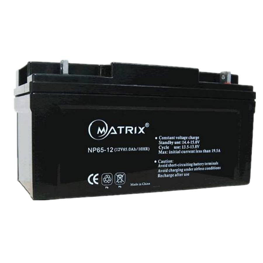 MATRIX蓄电池NP65-1212V65AH/10HR机房UPS/EPS应急电源