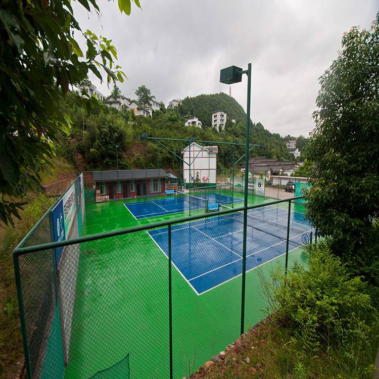 好看的丙烯酸网球场，杭州塑胶球场