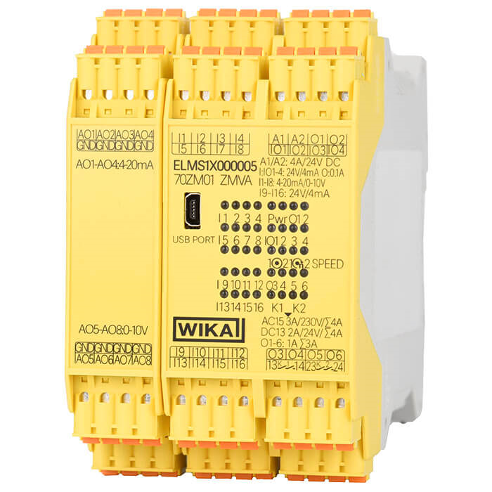 威卡ELMS1安全电子模块PLe符合DINENISO13849-1要求