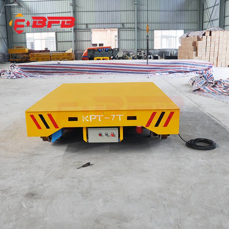 浙江搬运设备KPT14吨拖电缆线型轨道电动平车价格优惠