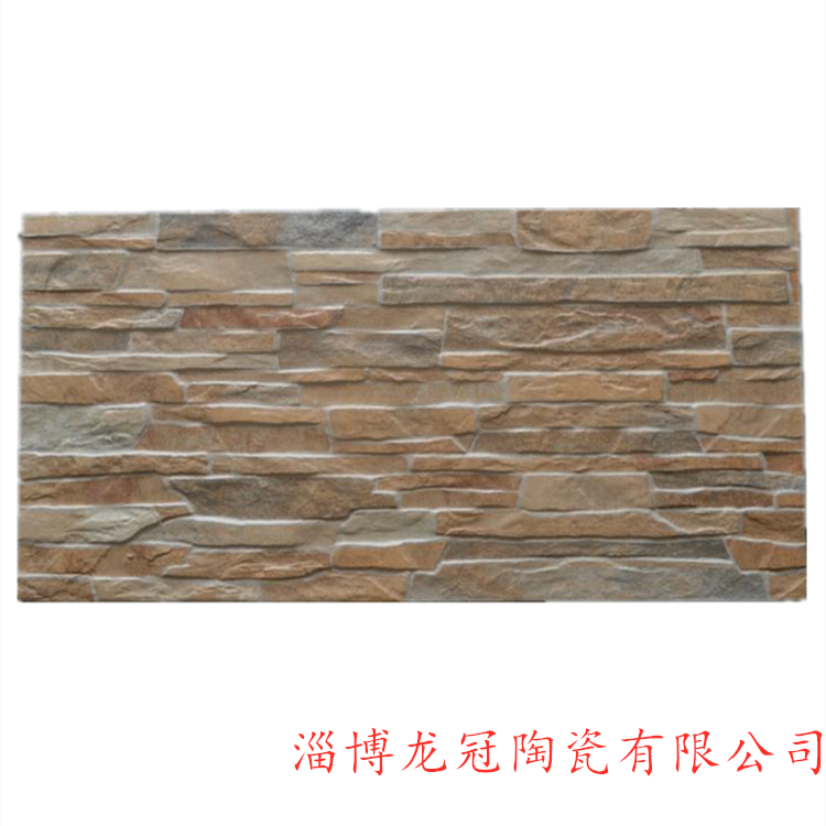 山东仿蘑菇石瓷砖厂家3060外墙仿石瓷砖60*240劈开砖多种尺寸多种规格