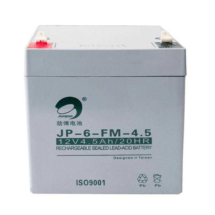 劲博蓄电池JP-6-FM-40阀控式铅酸蓄电池12V4AH配电柜UPS/EPS电源