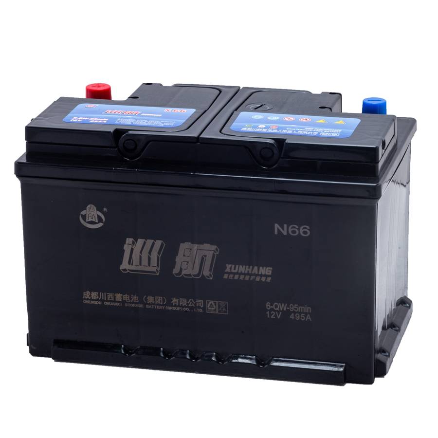 巡航蓄电池N90DF免维护电瓶6-QW-142min12V680A船舶游艇/挖掘机用