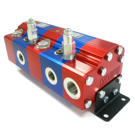 VIVOLO铝制液压分流器和带外齿轮的分流器09RD型