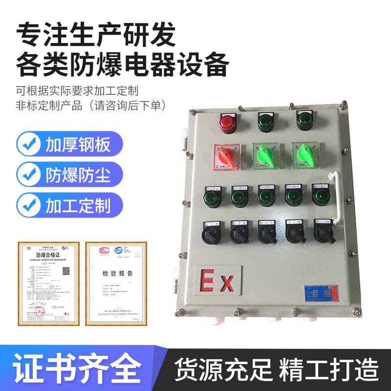 防爆配电箱 BXK系列非标订制防腐控制箱 碳钢喷塑防爆箱