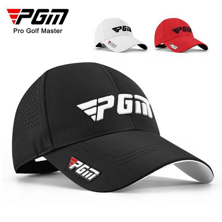 PGM高尔夫帽子男网孔太阳球帽比赛帽自带磁吸马克防晒帽