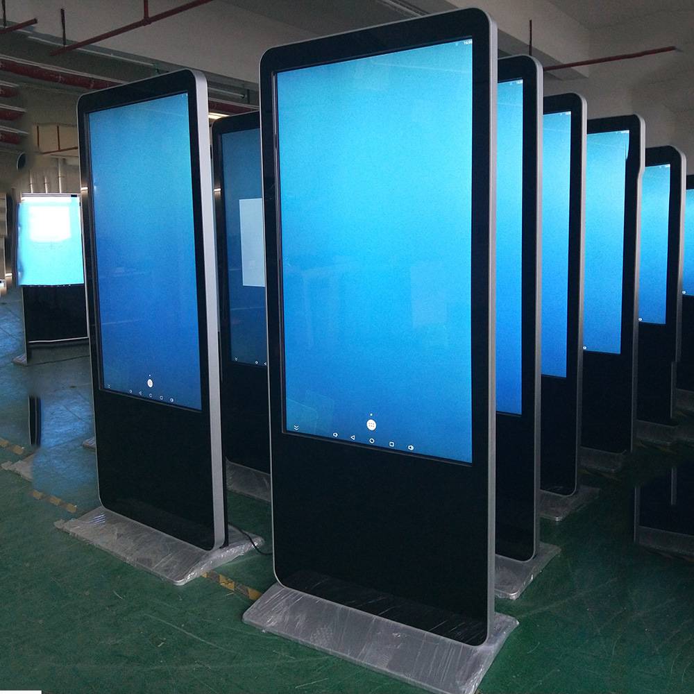 65寸立式广告机视聚科技网络版立式广告机厂家批发