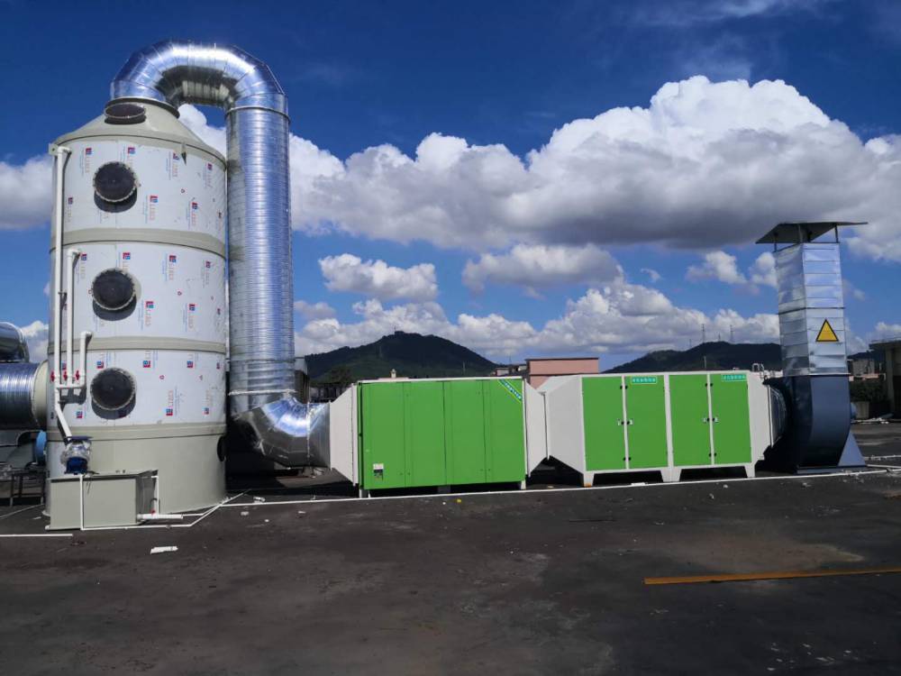 谢岗启绿环保活性炭吸附箱过滤设备废气处理炭吸附装置