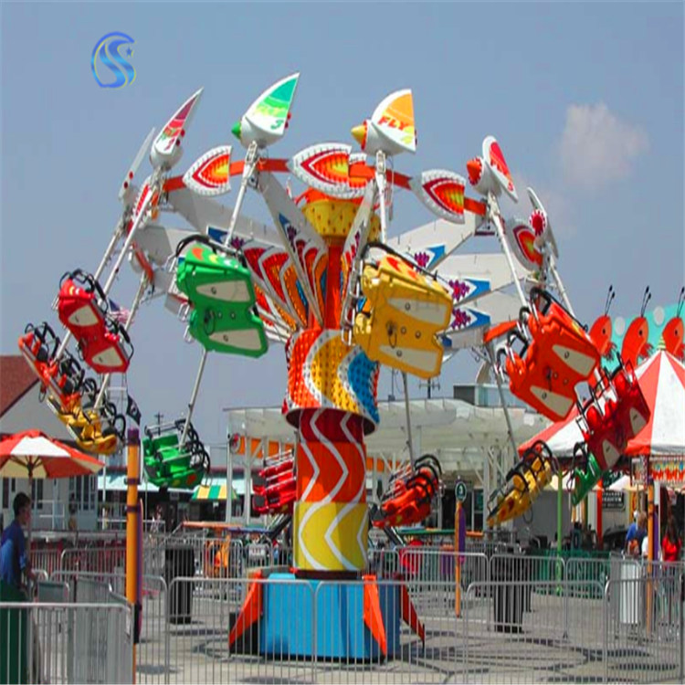 风筝飞行户外新款刺激游乐设备 16人风筝飞行公园新型游乐园设备