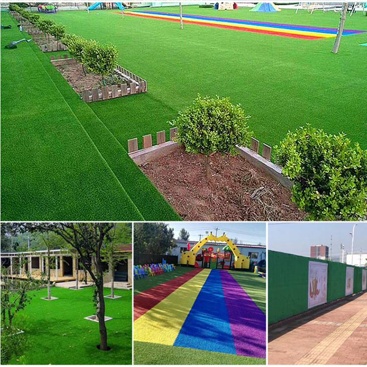 幼儿园草坪万立森塑料绿草坪威海人造草坪幼儿园公司