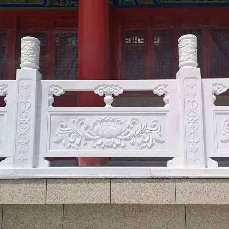 石护栏-石材护栏定制规格-销售山西省寺院石护栏