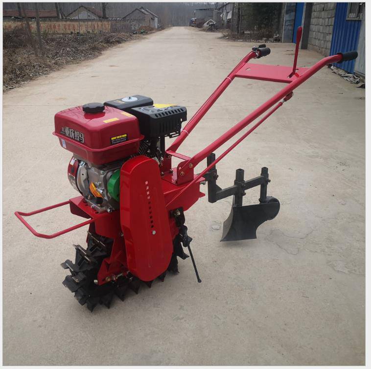 柴油173履带链轨微耕机家用小型开沟机履带式小型趟地机施肥播种机
